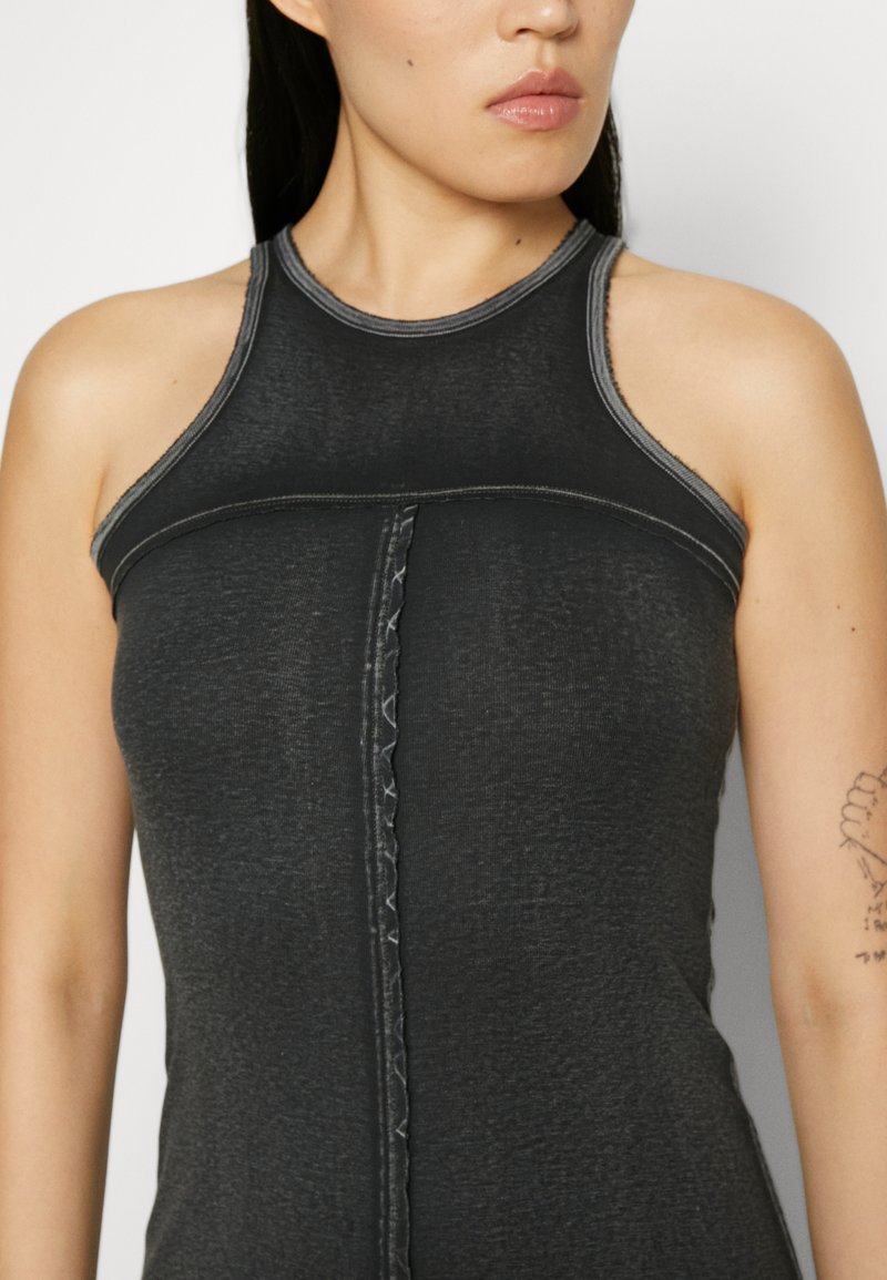 ECKHAUS LATTA LAPPED DRESS - Jerseykleid - charcoal