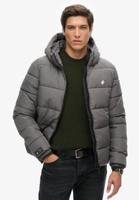 Superdry & Co PUFFER - Vinterjakker - dark slate grey