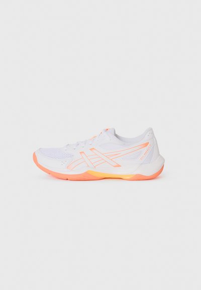 GEL ROCKET 12 - Chaussures de volley - white/vivid coral
