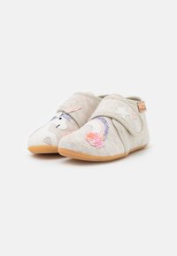 Living Kitzbühel BABYKLETT EINHORN REGENBOGEN - Chaussons - natur/beige Living Kitzbühel BABYKLETT EINHORN REGENBOGEN - Chaussons - natur/beige