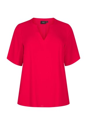 KURZÄRMLIGE MIT V-AUSSCHNITT - Blouse - urban red