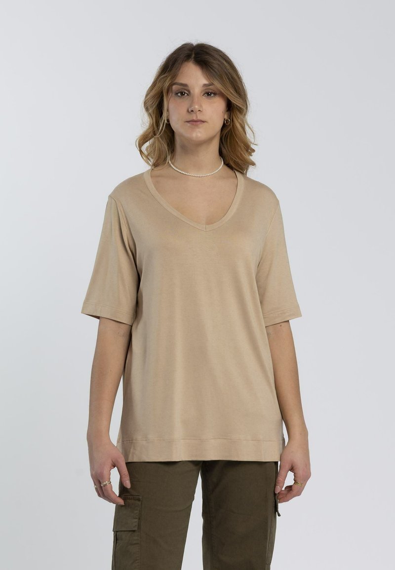 RAGNO REVOLUTION - T-shirt basic - beige