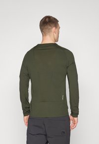 Salewa PEDROC DRY TEE - Hosszú ujjú felső - dark olive
