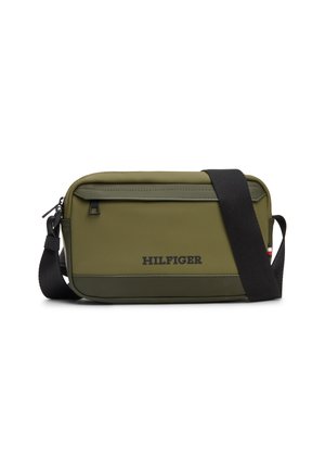 Tommy Hilfiger MONOTYPE CAMERA BAG UNISEX - Sac bandoulière - utility olive