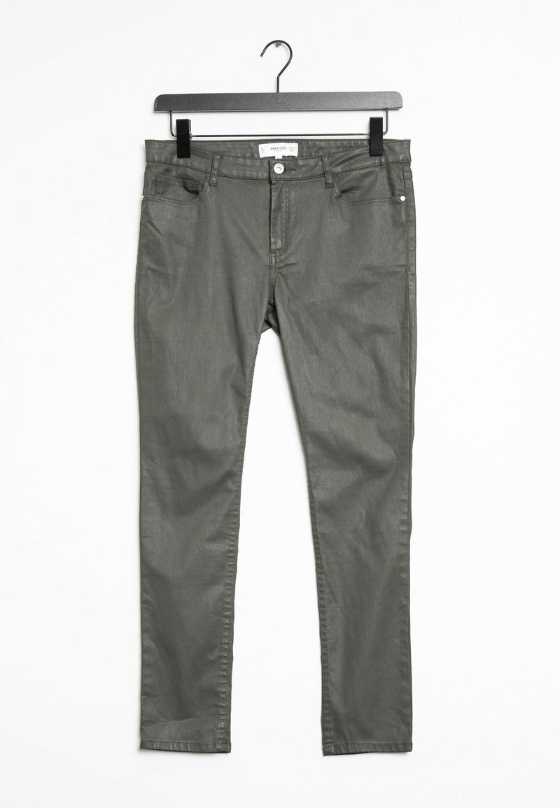 Mango Pantalon classique - green