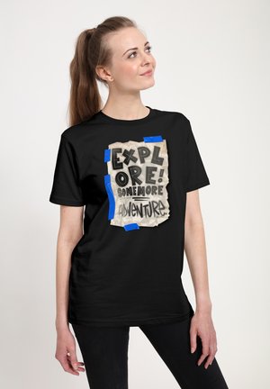 T-shirt imprimé - black