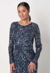 Maryisa EMEBLLISHED SEQUINS MODEST MAXI  - Occasion wear - navy