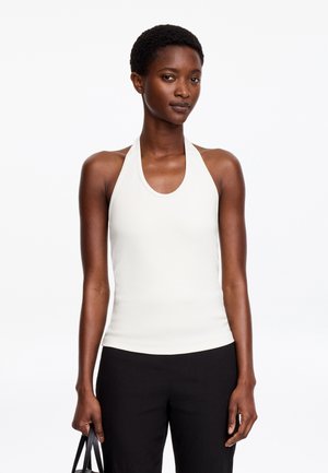 ARKET, ARKET HALTERNECK TOP - Débardeur - off white