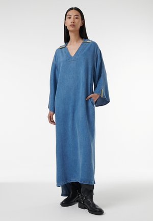 Leem V-NECK - Maxi-jurk - blue
