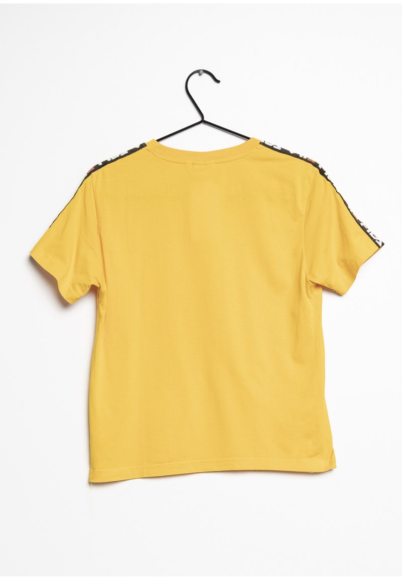 HOT Fila Apparel Yellow Fila T Shirt Mens Fila Print T-shirt Yellow
