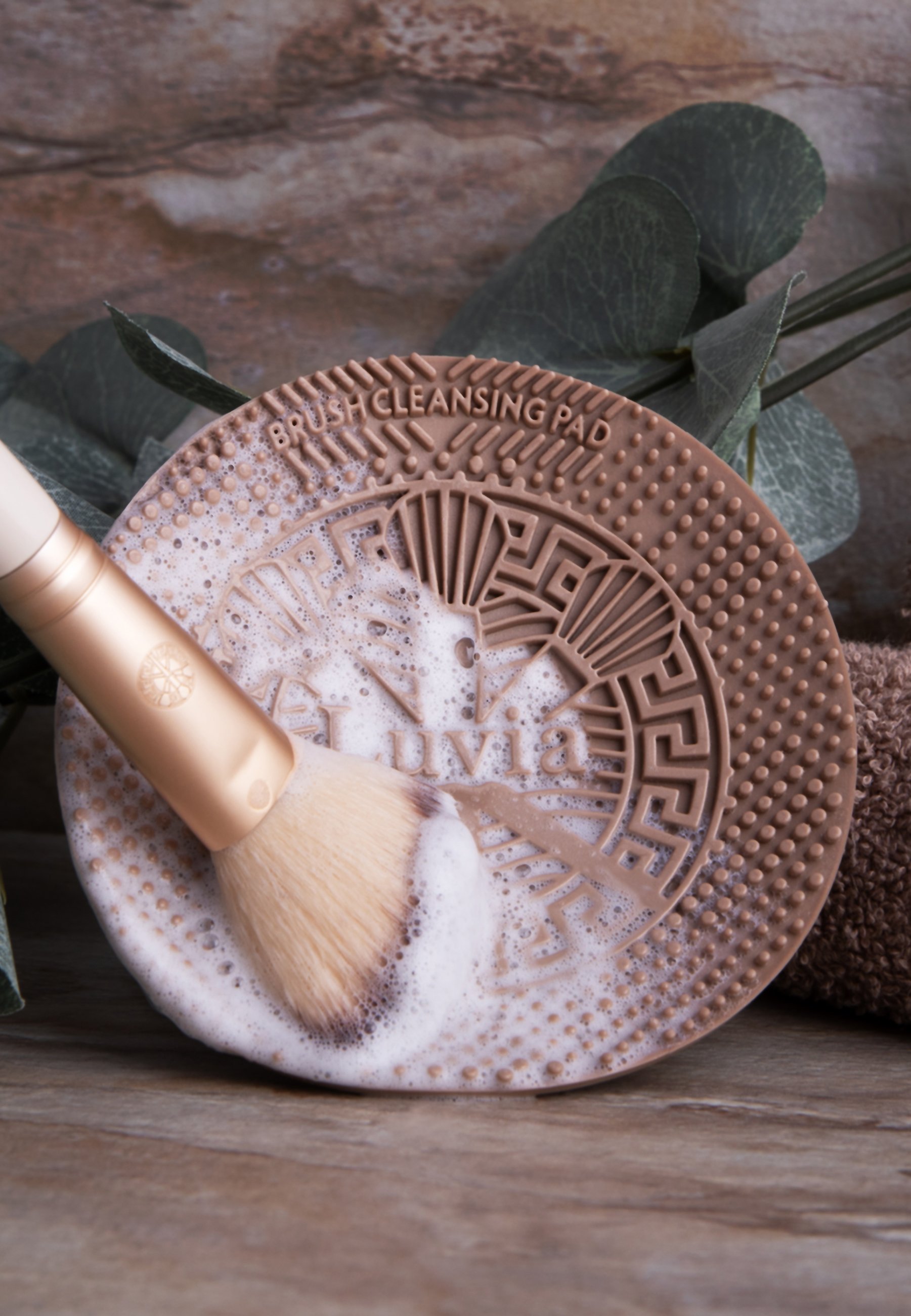Brushworks Silikon-Make-up-Pinsel Reinigungsschüssel – Faltbar, Leicht, Mit Rillen Für Gründliche Säuberung