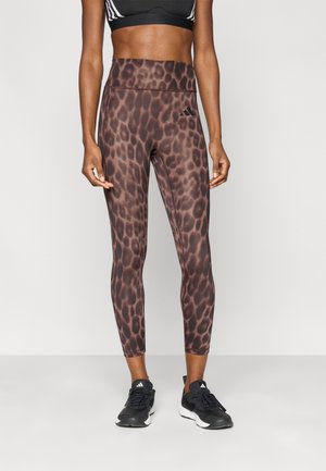 7/8 - Leggings - earth strata/black