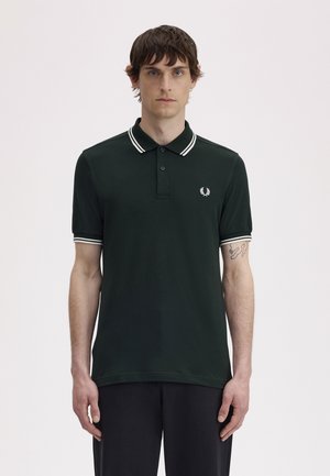 Fred Perry TWIN TIPPED - Πόλο - nightgreen