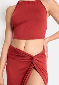 LASCANA LSCN BY LASCANA - WICKELROCK - Wikkelrok - rostrot