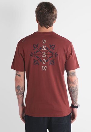 TABULA - T-shirt imprimé - iron red