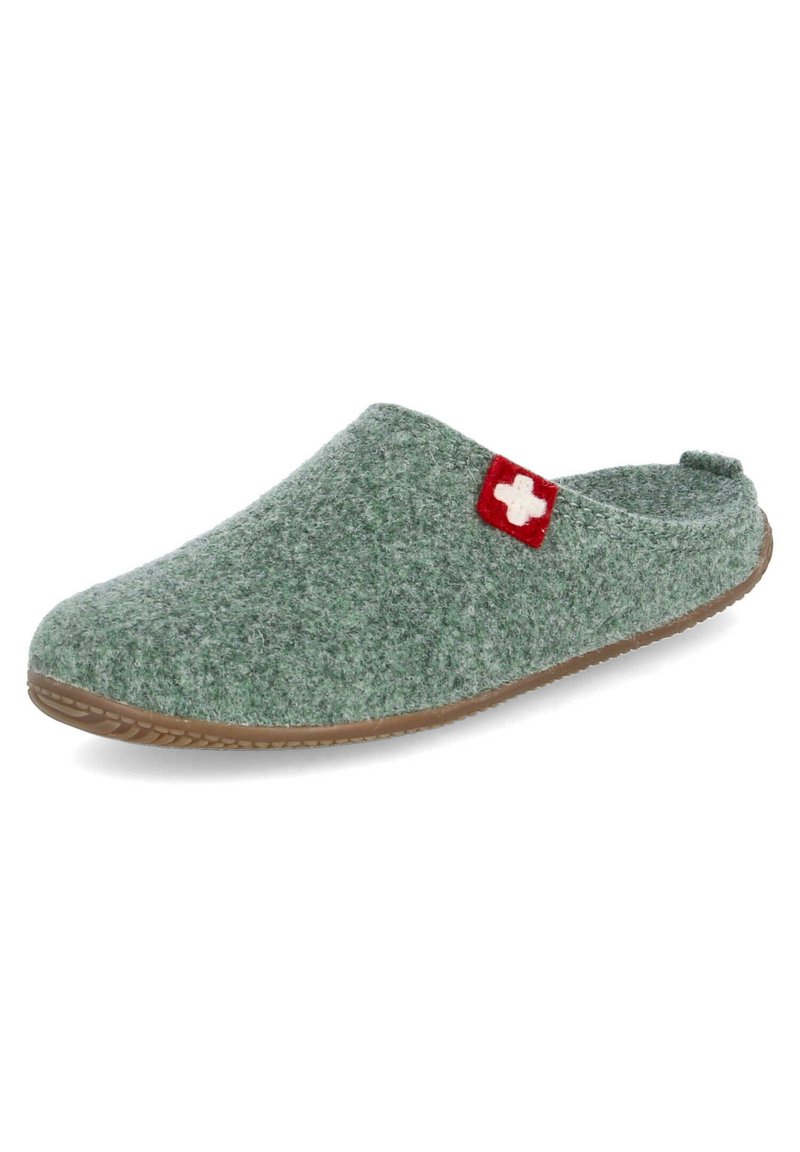Living Kitzbühel - Scarpe Donna In Lana Con Suola In Gomma, Stivaletti Chelsea Senza Lacci, Fodera In Feltro, Tacco Piatto - 3
