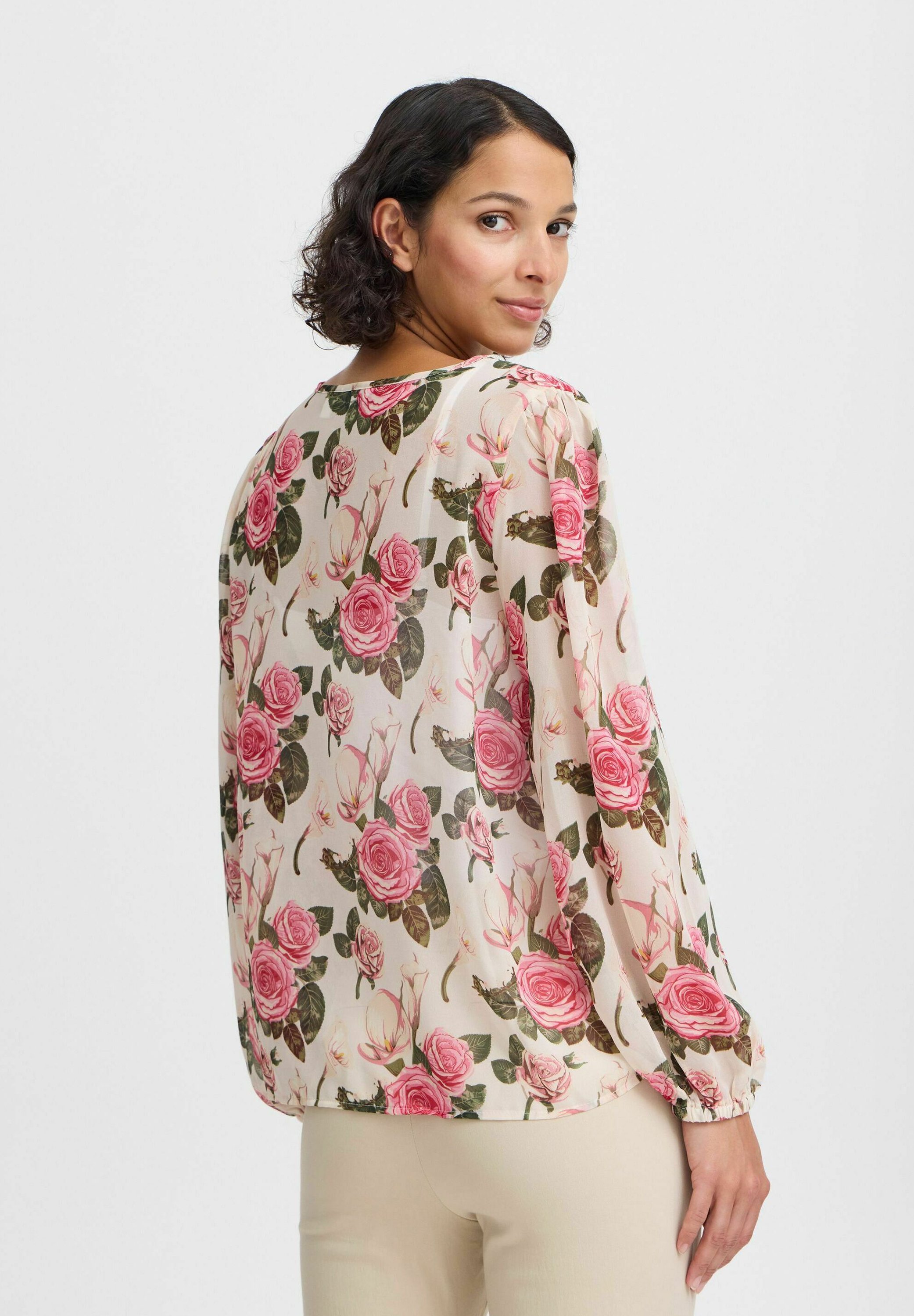b.young BYIROSEMARIN - Blouse - birch mix/beige - Zalando.nl