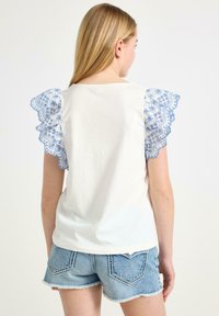 Lindex T-Shirt print - light dusty blue