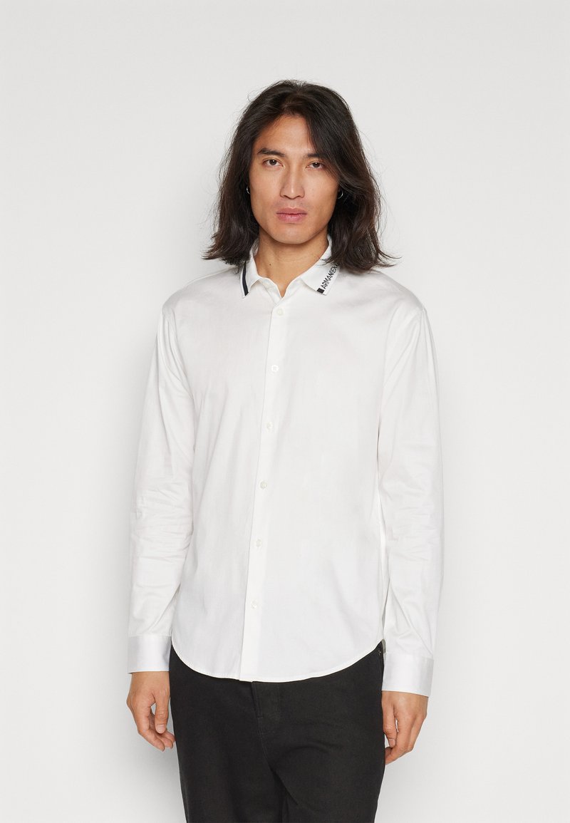 Armani Exchange - CAMICIA - Hemd - off white, Vergrößern