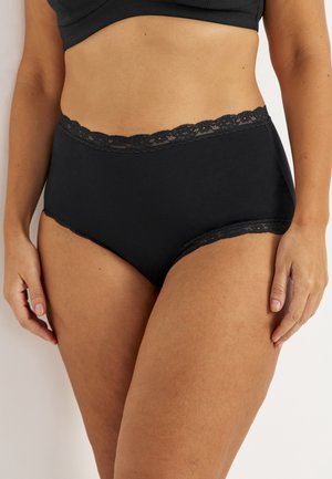 WITH HIGH WAIST - Slip - black