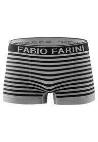 Fabio Farini 4ER PACK MIKROFASER RETROSHORTS BOXER ENG ANLIEGEND - Kurze Boxershorts - mottled light grey