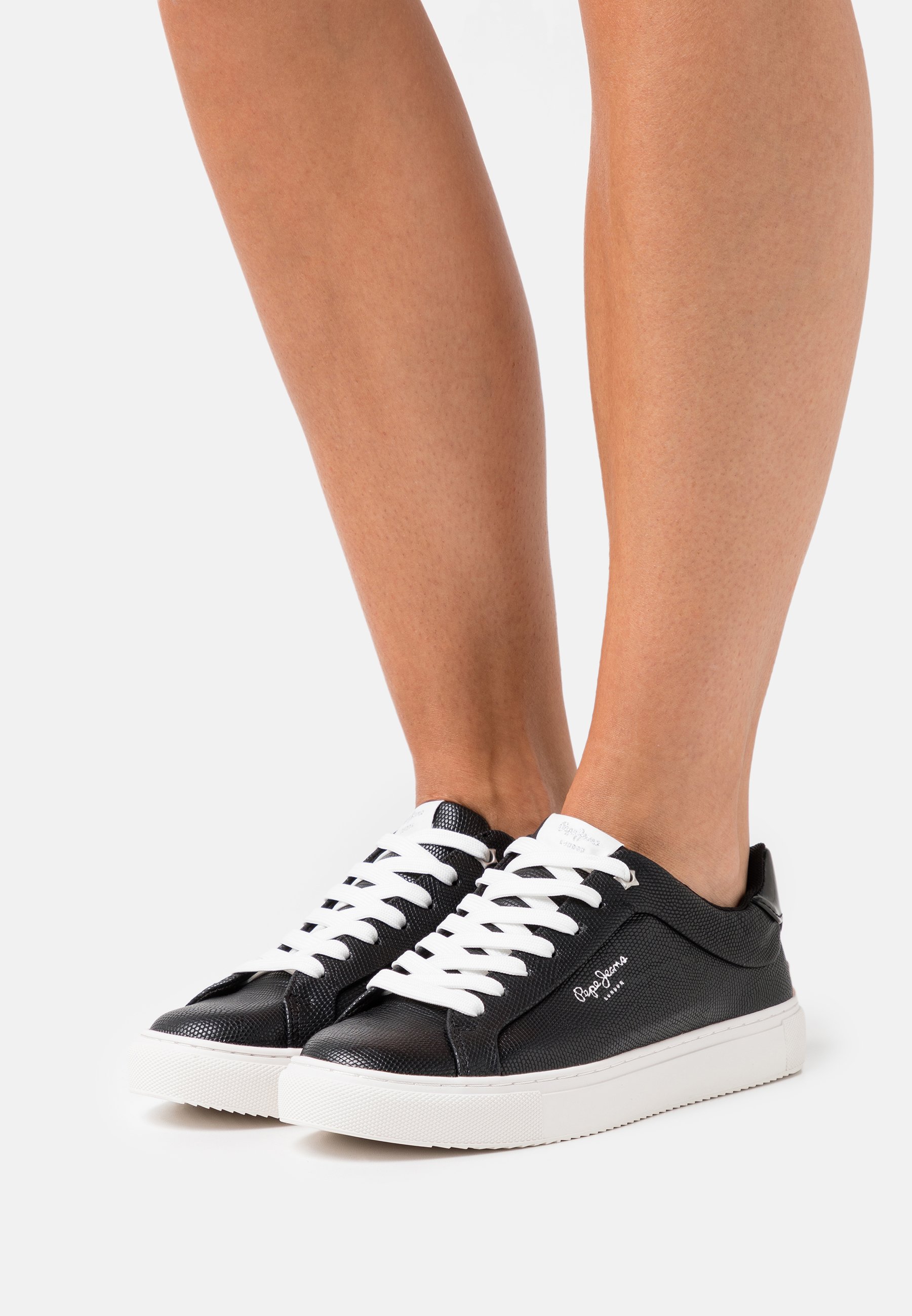 Pepe Jeans ADAMS COLLINS - Trainers - black - Zalando.co.uk
