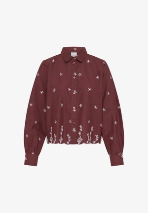 ICHI, IHEBRILL SH - Overhemdblouse - madder brown