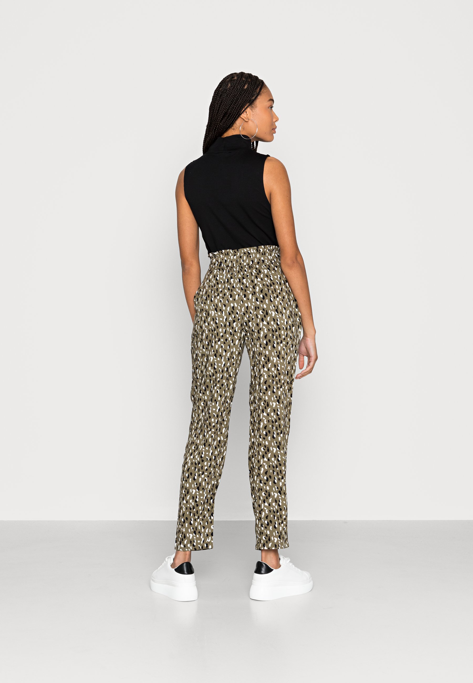 TOM TAILOR Trousers - abstract design 