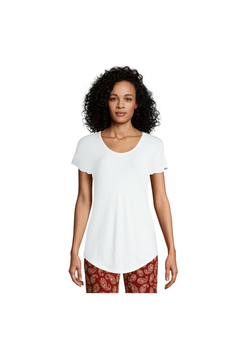 LANDS' END Tshirts basic white/hvid Zalando.dk