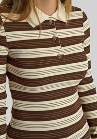 Minus MSPAMMIE LONG SLEEVE - Polosärk - s carafe striped