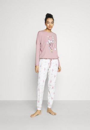 SNOOPY COTTAGE LONG BALLOON PJ SET - Pigiama - dusty pink