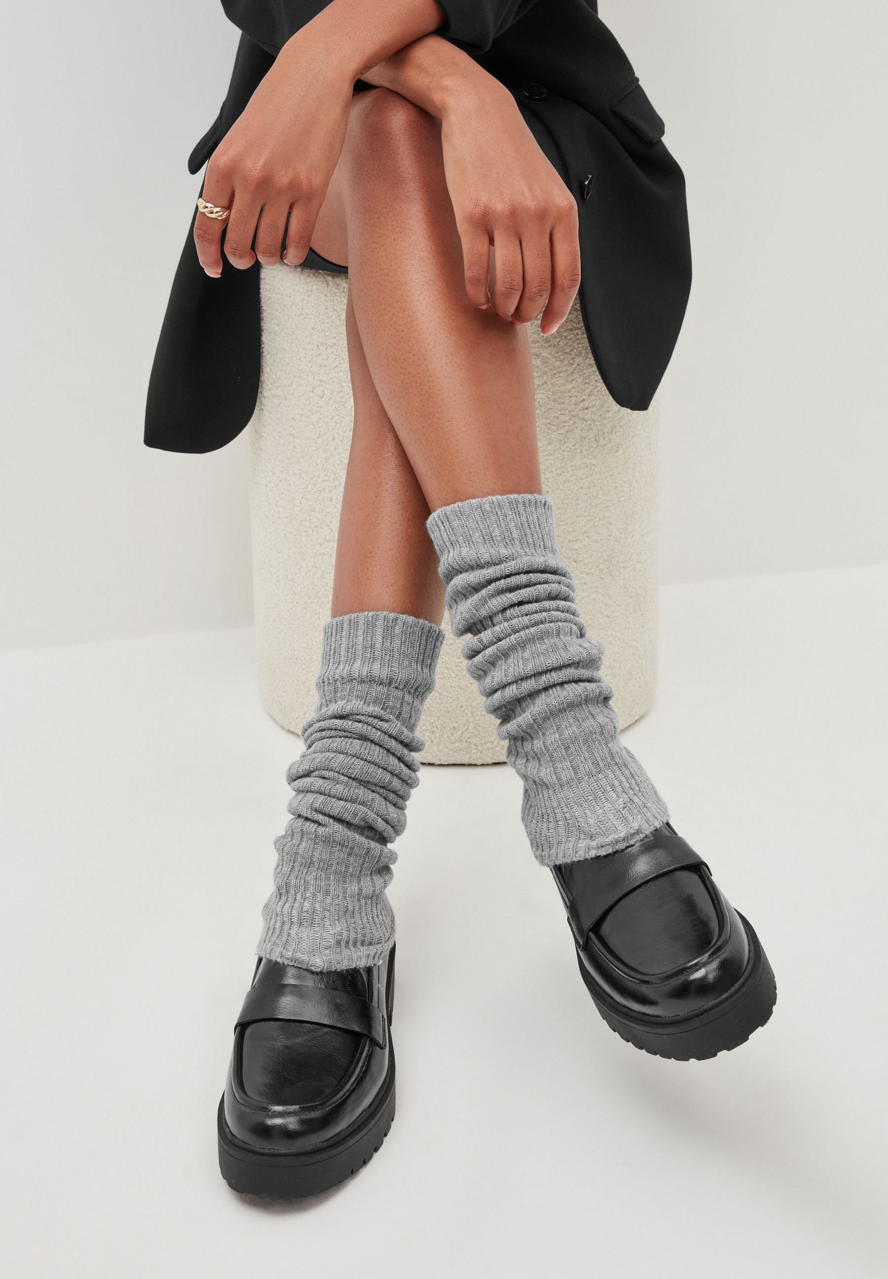 Next PACK STANDARD Leg warmers grey Zalando