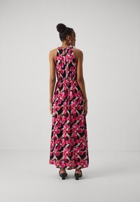 VILA VIMESA MAXIDRESS - Maxikleid - black/pink