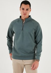 Buratti REGULAR FIT - Sweatshirt - khaki/kaki - ZALANDO.FR