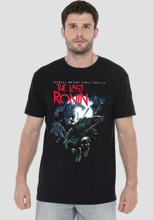 TMNT FOUR TURTLES LEAP - Print T-shirt - black