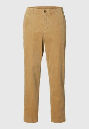Selected, HOSE CORDUROY REGULAR FIT - Pantalon classique - cornstalk