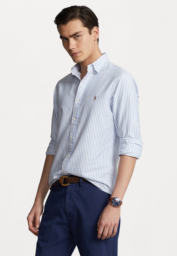 SLIM FIT STRIPED OXFORD SHIRT - Shirt