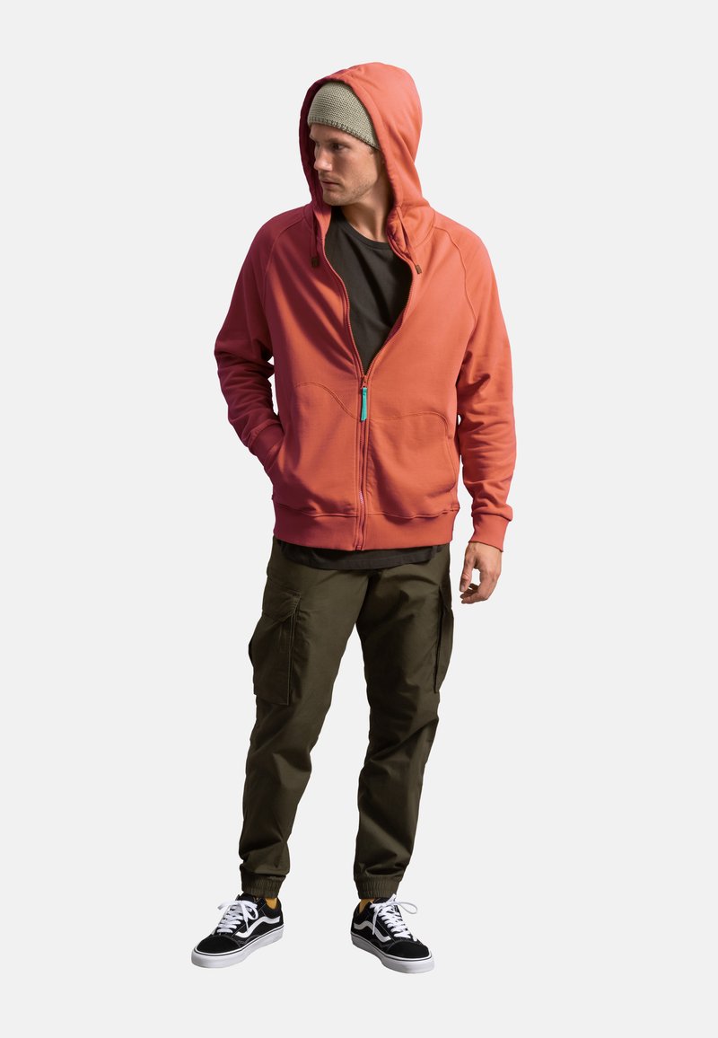 KAFT ZIPPER - Felpa con zip - coral