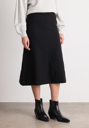 SKIRT - A-line skjørt - black
