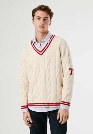 Pepe Jeans PACE - Striktrøje - ivory white