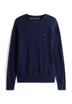 Tommy Hilfiger, PIMA  - Striktrøje - blue