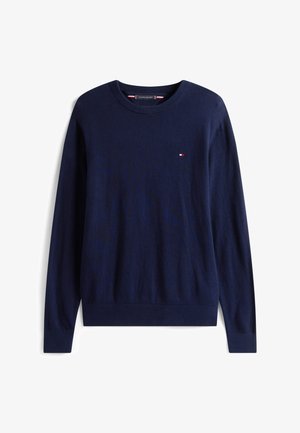 Tommy Hilfiger, PIMA - Striktrøje - blue