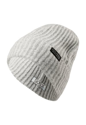 MIT MINI-PAILLETTEN - Mütze - grey melange