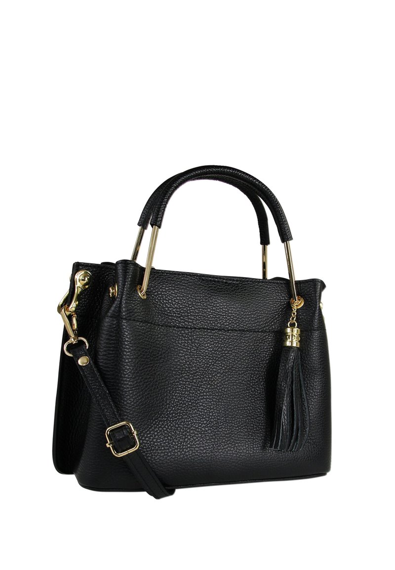 DrachenLeder UMHÄNGE - Handtas - schwarz