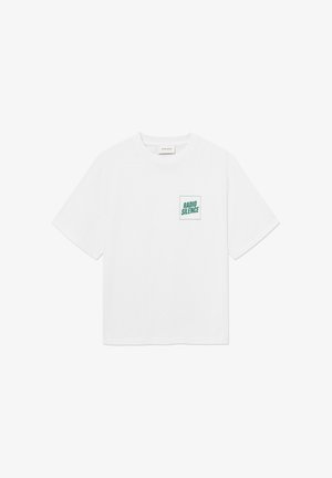 WOOD WOOD, WWGARY RADIO TEE 25220 - Trükipildiga T-särk - bright white