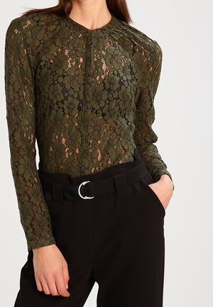 Hemdbluse - dark green