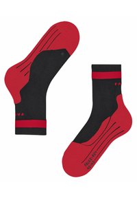 Non sélectionné, black/red