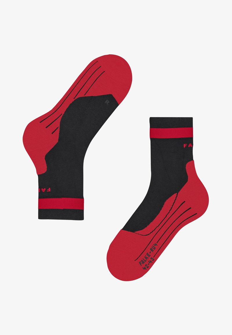 FALKE RU4 - Chaussettes de sport - black/red