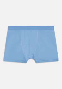 Boxer briefs azzurri chiari realizzati in tessuto morbido, caratterizzati da un design aderente, una vita elasticizzata e una tasca frontale rinforzata.