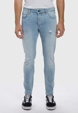 Jeans Straight Leg - light-blue denim